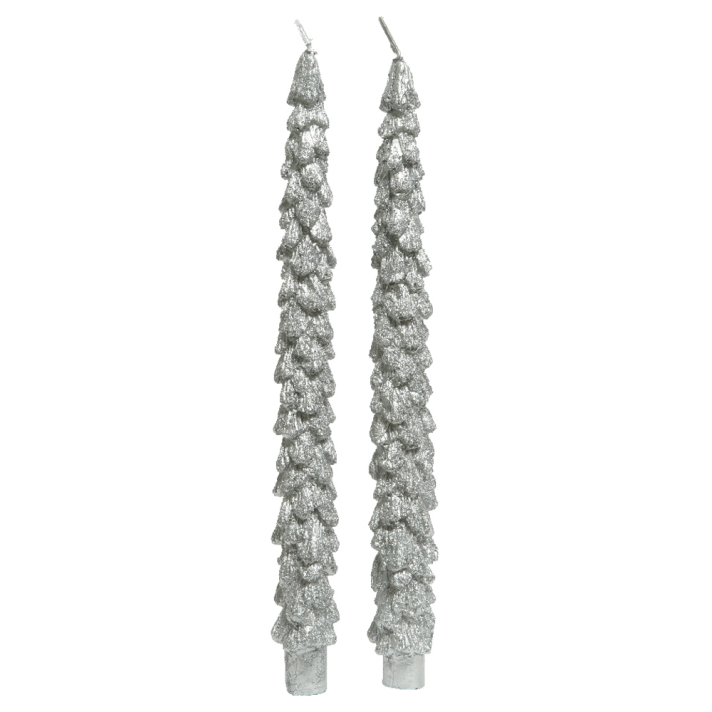 Decoris dinerkaars - Kerstboom - Set van 2