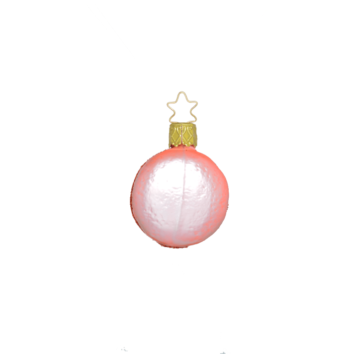 Inge Glas glazen kerstornament - Macaron - Roze