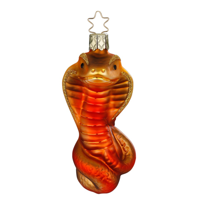 Inge Glas kerstornament - Jaar van de slang