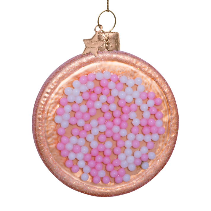 Vondels kerstornament - Beschuit met muisjes