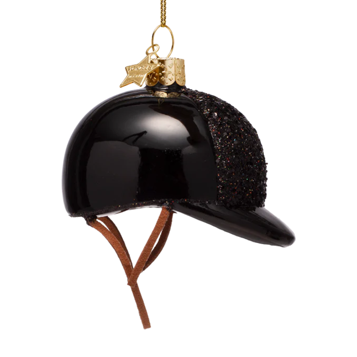 Vondels kerstornament - Paardrij helm