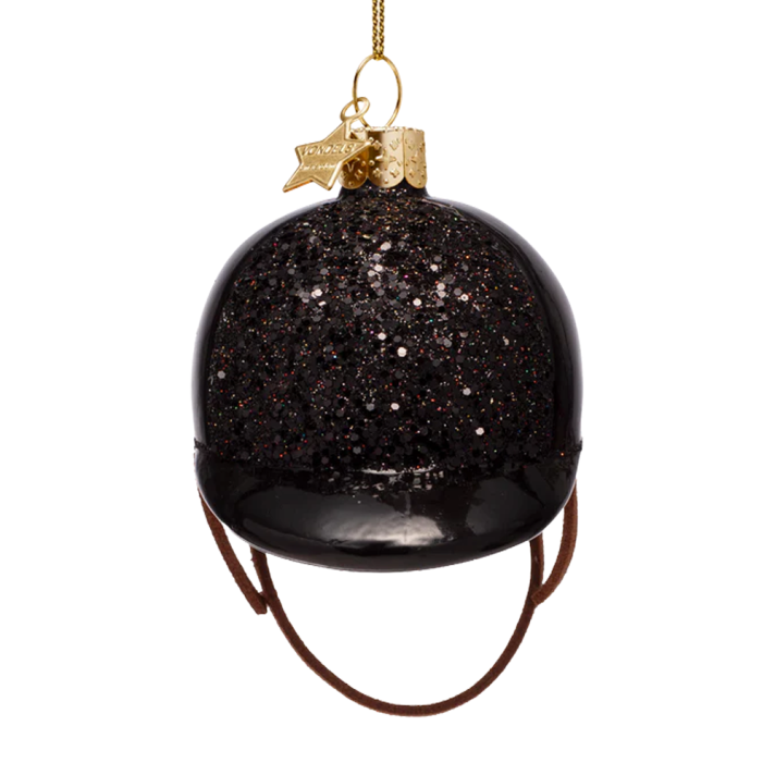 Vondels kerstornament - Paardrij helm