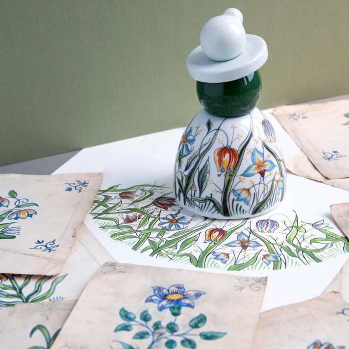 Royal Delft decoratie - Proud Mary - Wild Flower