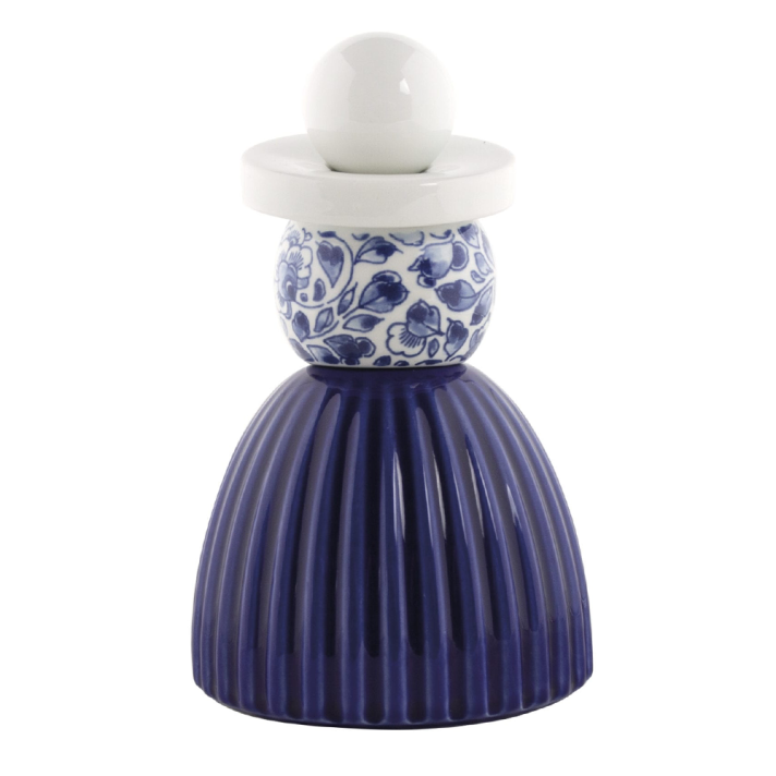 Royal Delft decoratie - Proud Mary - Cobalt Flower Pattern