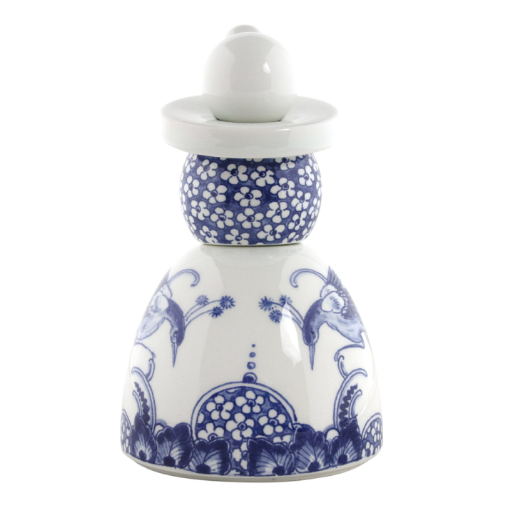 Royal Delft decoratie - Proud Mary - Flower Peacocks