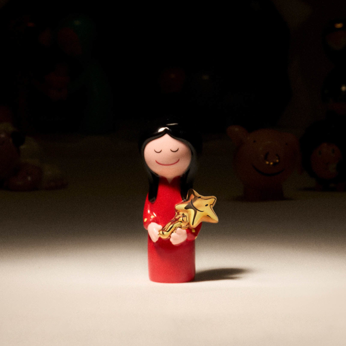 Alessi kerststal - Happy Eternity Baby - Sterrenkind