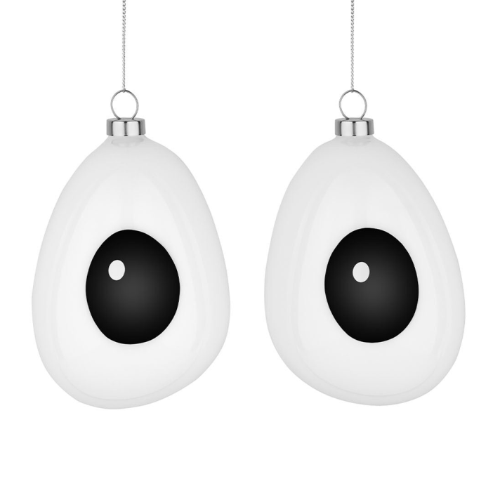 Alessi kerstornamenten - Holly - Set van 2