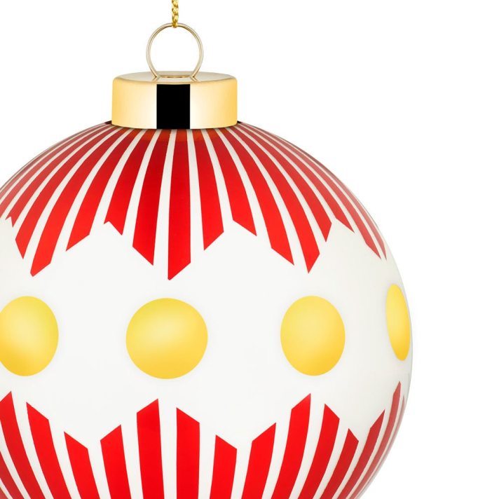 Alessi kerstbal - Delight - Rood