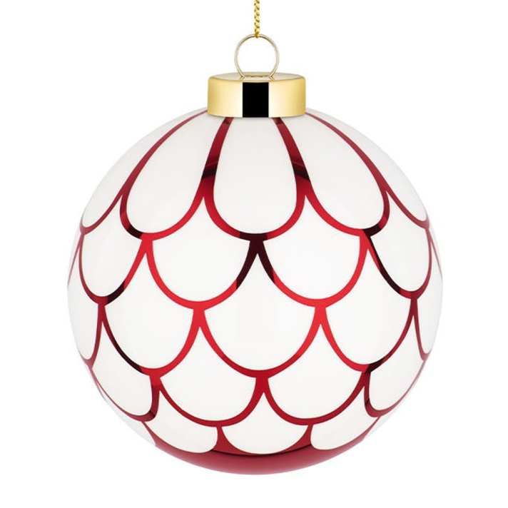 Alessi kerstbal - Delight - Rood