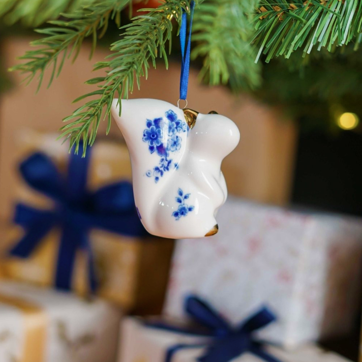 Heinen kerstornament - Eekhoorn