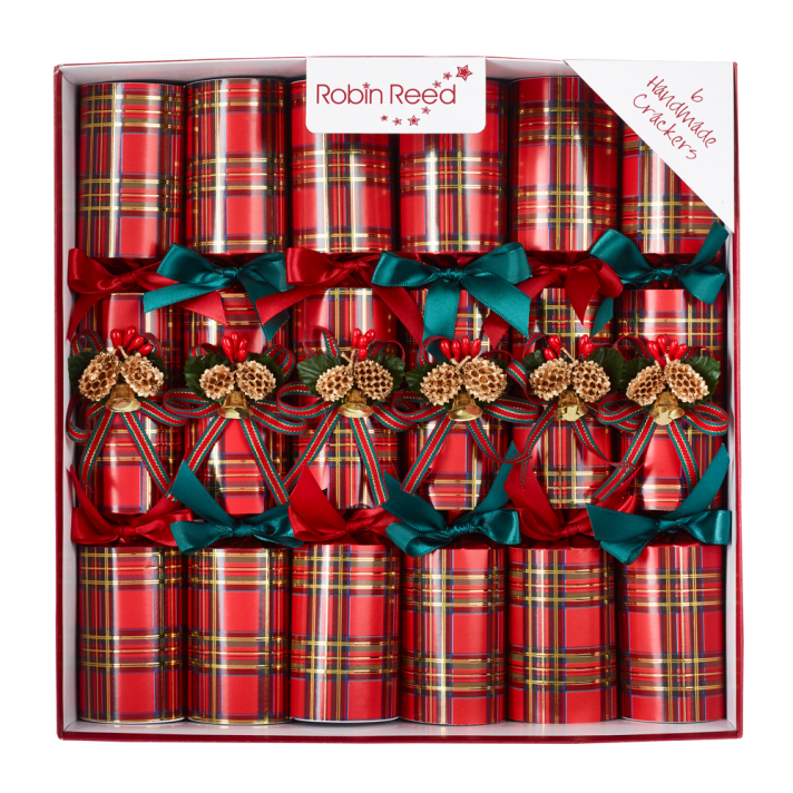 Robin Reed Christmas crackers - Highland Bells - Set van 6