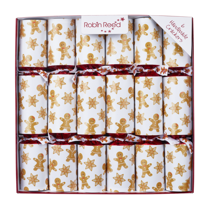 Robin Reed Christmas cracker - Gingerbread Charm - Set van 6