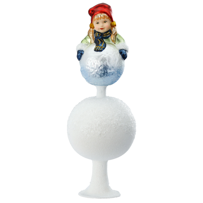 Inge Glas piek - Met sneeuwkind