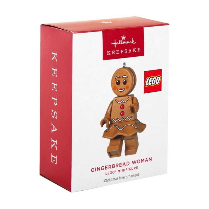Hallmark kerstornament - Lego minifig - Gingerbread