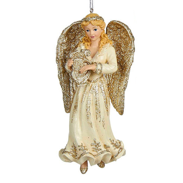 Kurt Adler kerstornament - Engel met harp