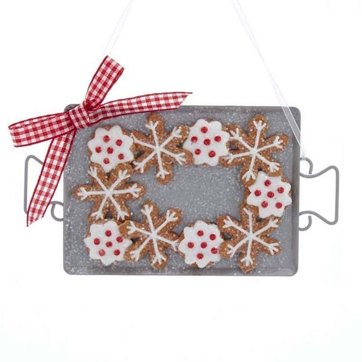 Kurt Adler kerstornament - Bakplaat met gingerbread koekjes