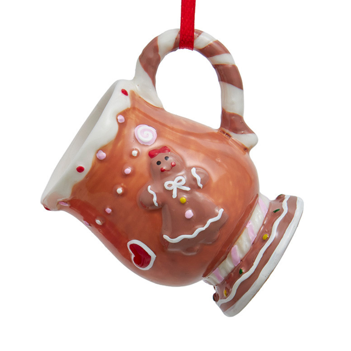 Kurt Adler kerstornament - Gingerbread mok