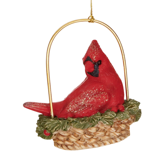 Goodwill kerstornament - Kardinaalvogel - In mand
