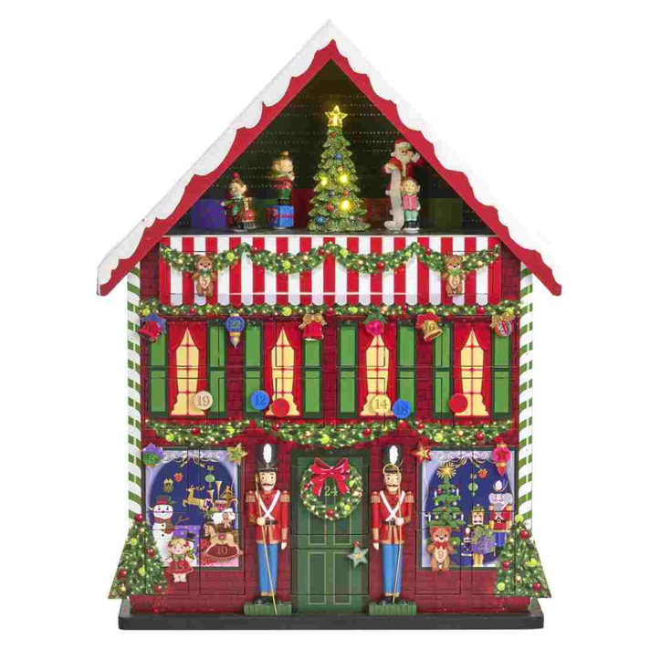 Goodwill adventskalender - Kersthuis - Met muziek en LED