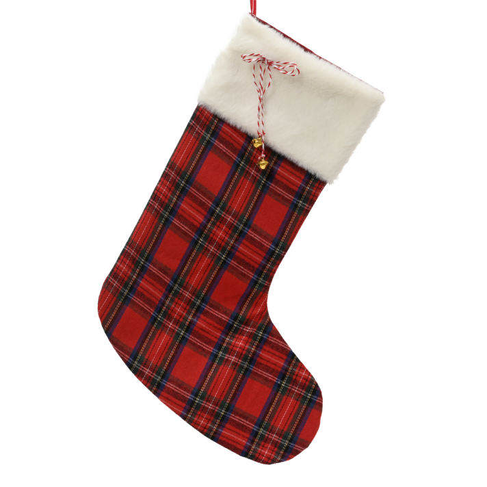 Decoris kerstsok - Met belletjes