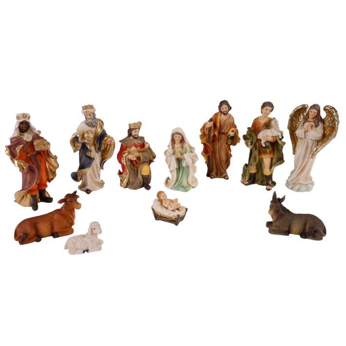 Decoris kerststal - Set van 11