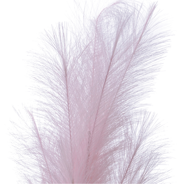 Pluim steker - Nylon veren - Zacht roze