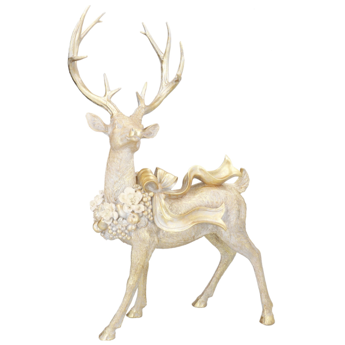 Gisela Graham kerstbeeld - Hert met strik