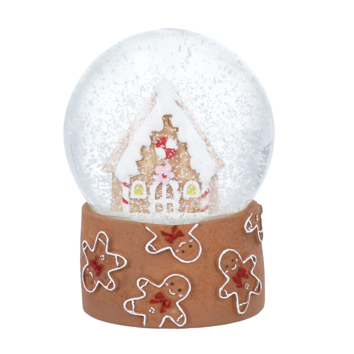 Gisela Graham sneeuwbol - Met gingerbread huisje
