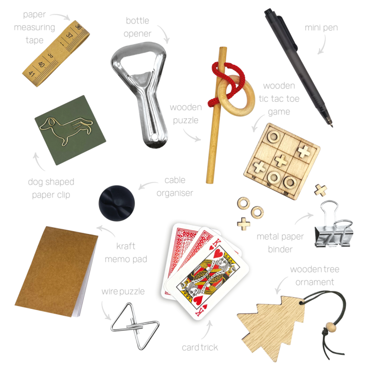 Holly & Ivy Christmas crackers - Holly and Berry Sprigs - Set van 12