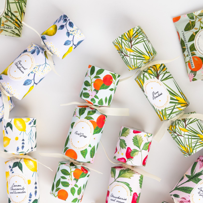Holly & Ivy Christmas crackers - Tea - Set van 6