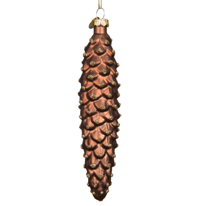 Decoris kerstornament - Dennenappel