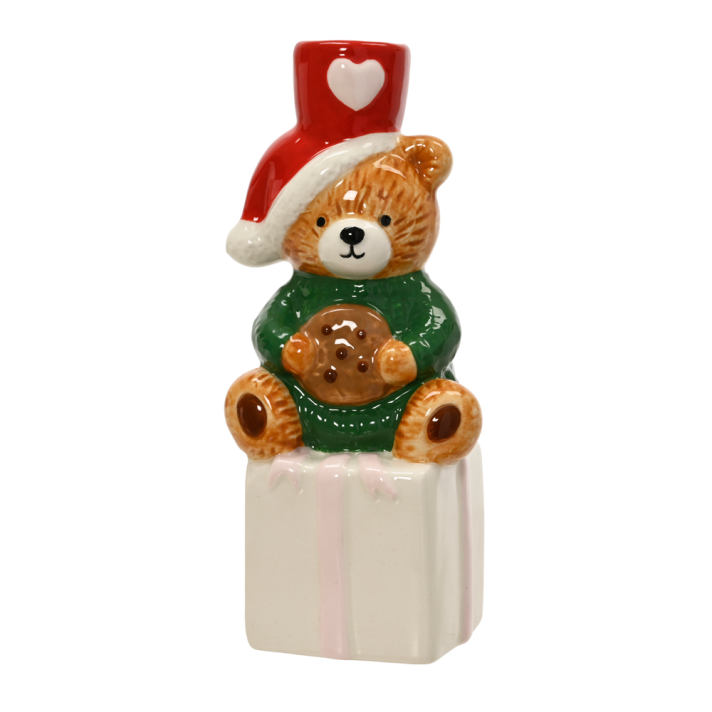 Decoris kandelaar - Beer op cadeau