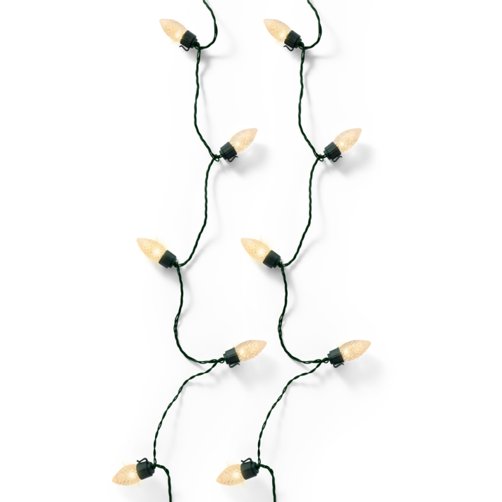 Lumineo vintage LED kerstverlichting - 100 lampjes - Soft Gold - Twinkel