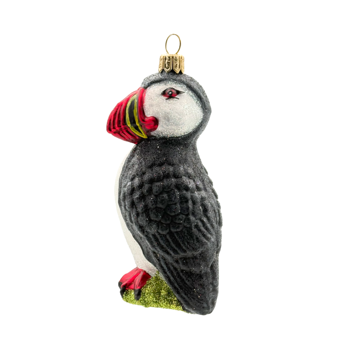 Glinster kerstornament - Papegaaiduiker