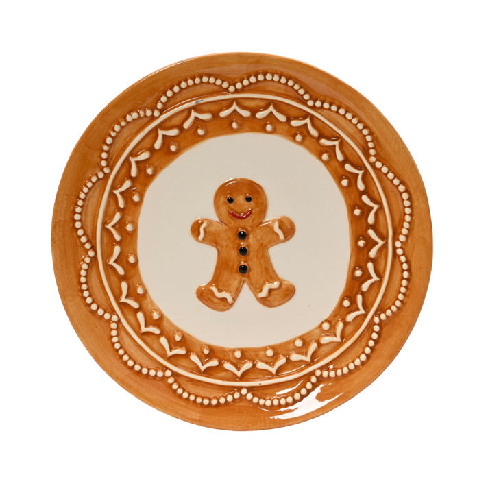 Decoris schotel - Met gingerbread poppetje