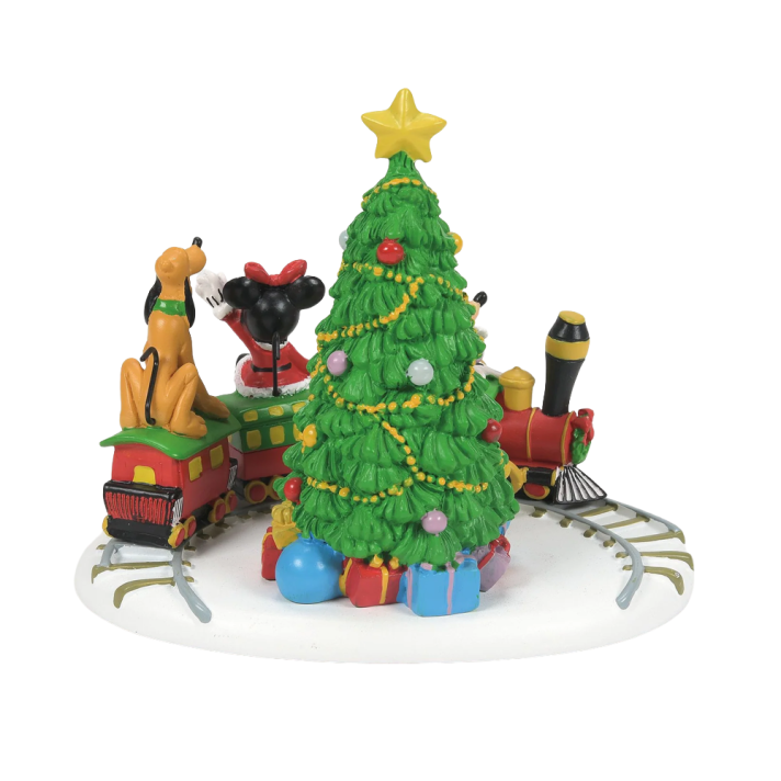 Disney Village kerstdorp figuur - Mickey's Holiday Express