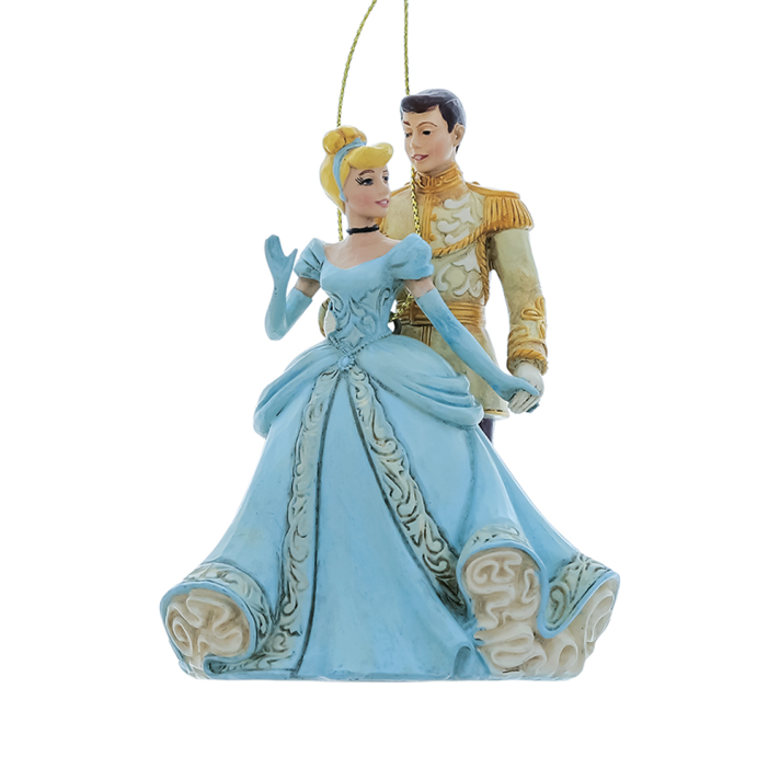 Disney kerstornament - Cinderella met prins