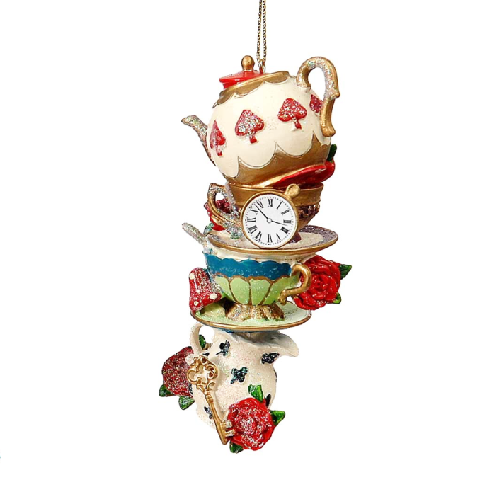 Glinster kerstornament - Tea Time