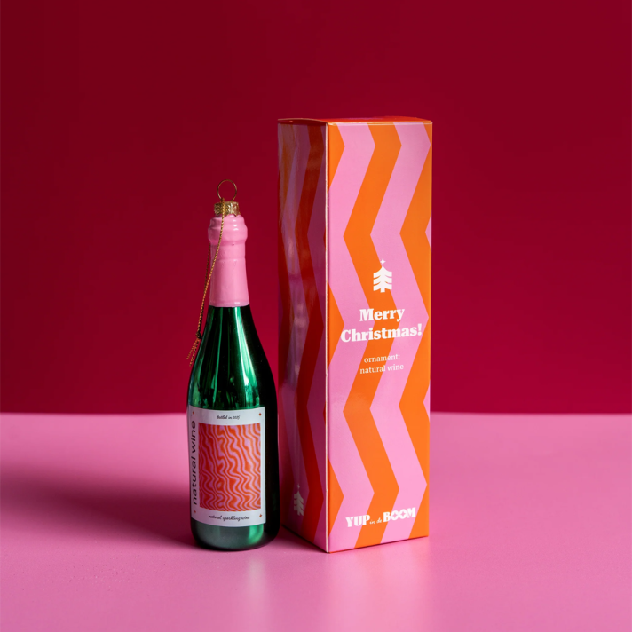 Yup in the Tree Christmas Ornament - Natural Wine