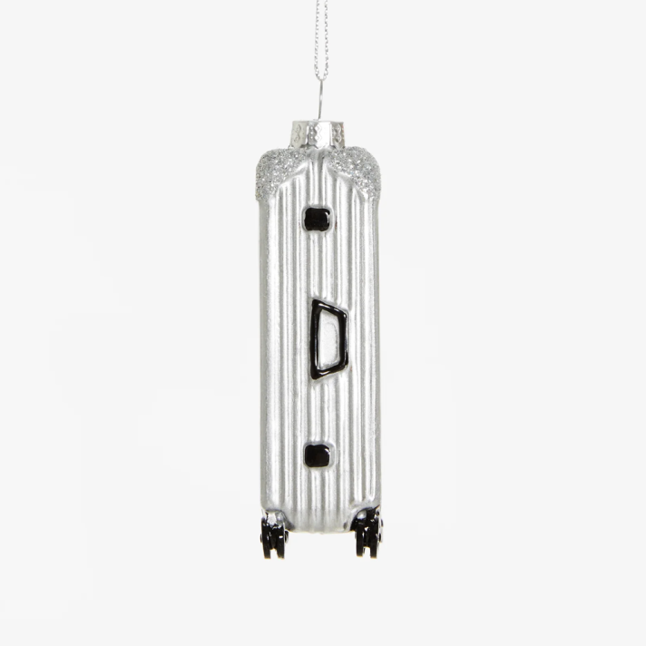 Yup in the Tree Christmas ornament - Suitcase