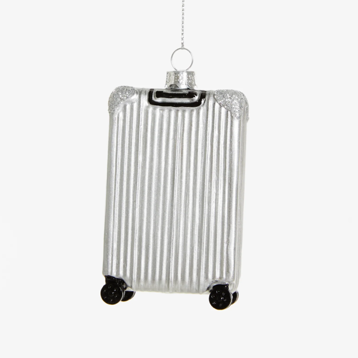 Yup in the Tree Christmas ornament - Suitcase