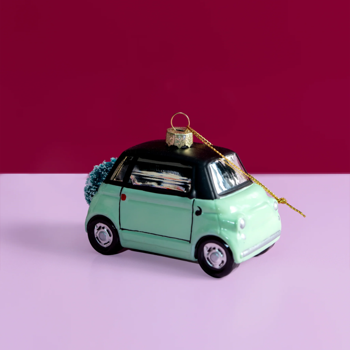 Yup in the Tree Christmas Ornament - Car