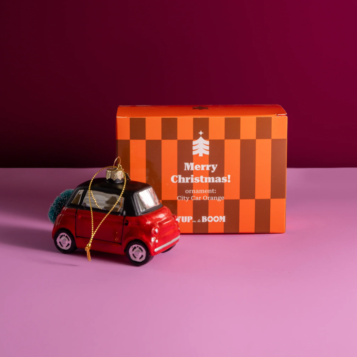 Yup on the Tree Christmas Ornament - City Car
