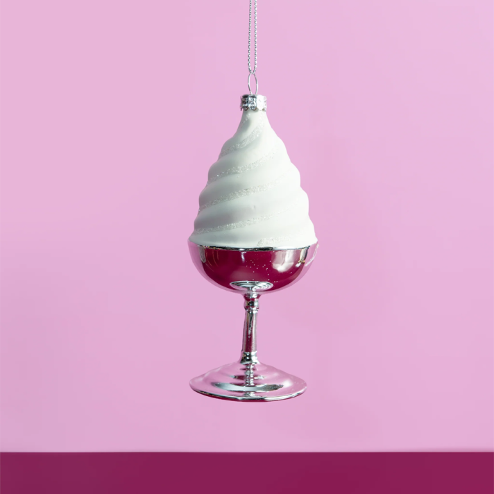 Yup in the Boom Christmas ornament - Sundae cup