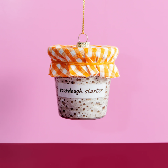 Yup in the Tree Christmas Ornament - Sourdough Starter