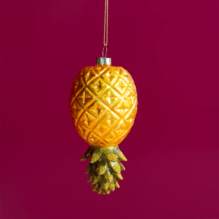 Yup in the Tree Christmas ornament - Upside Down Pineapple