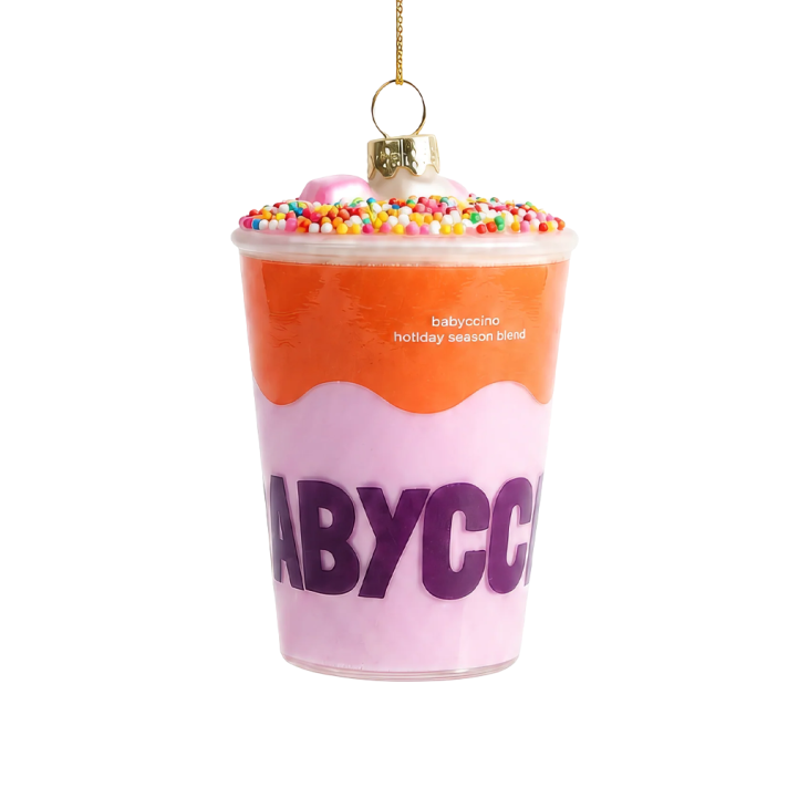 Yup in the Tree Christmas ornament - Babyccino