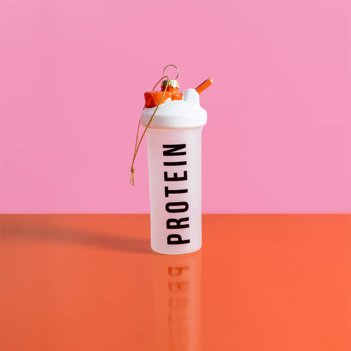 Yup the Monkey Christmas Ornament - Protein Shake