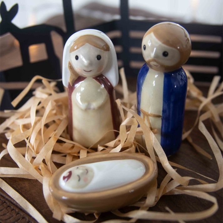 Pluto Christmas Nativity Scene - Set of 3