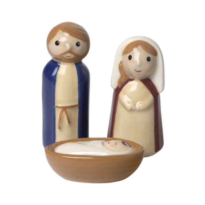 Pluto Christmas Nativity Scene - Set of 3